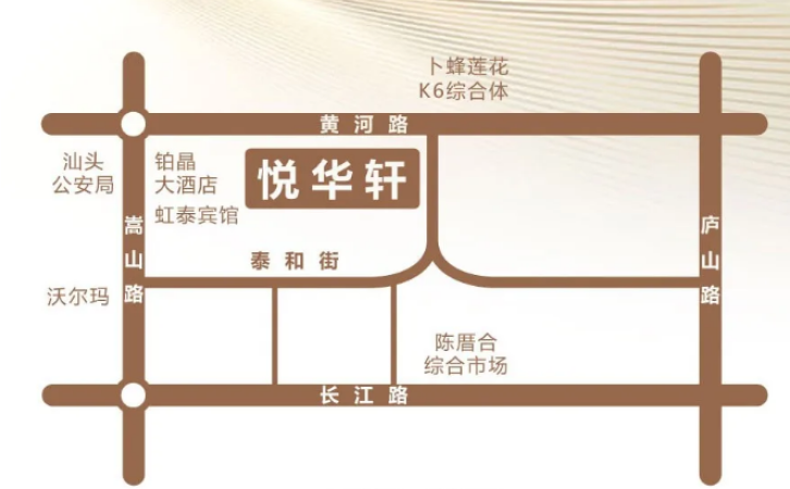 华福悦华轩周边配套图