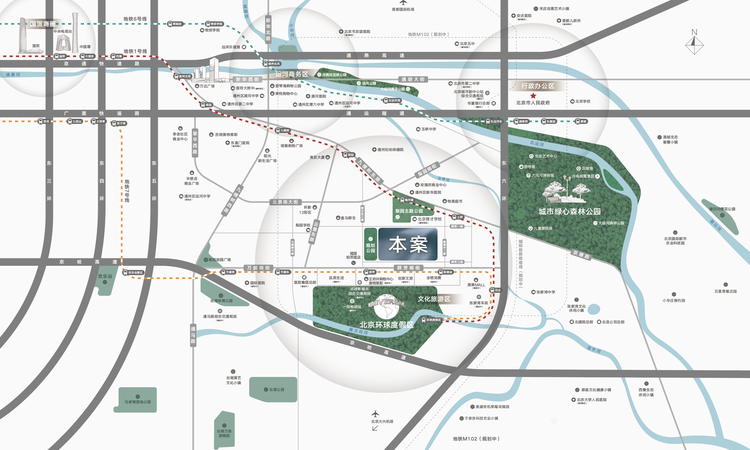 璀璨公元交通图