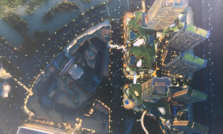 世纪前滩天汇实景图