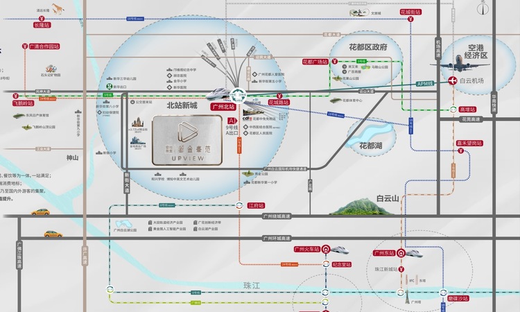 金地商置·都会峯范交通图