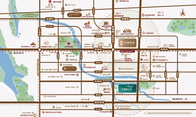 中海世家交通图