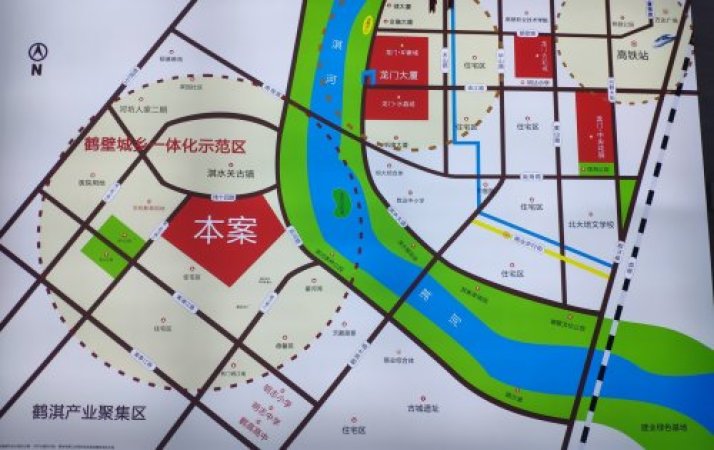 龙门河坊人家交通图