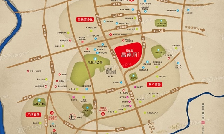 碧桂园·昌南府周边配套图