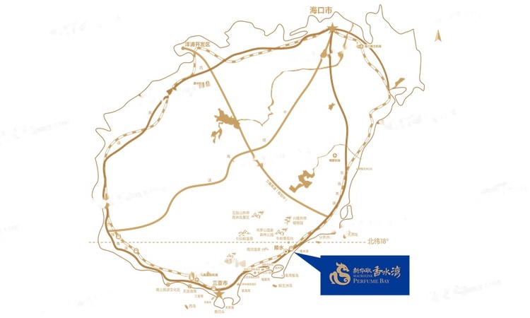 新华联香水湾交通图