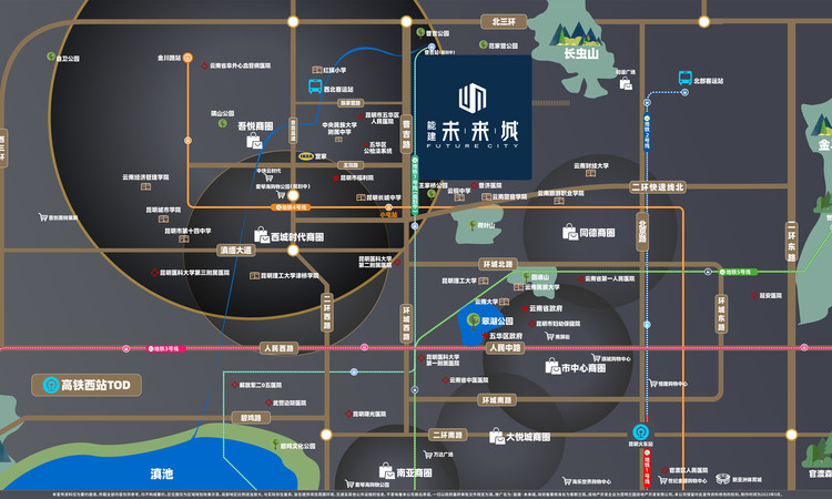 能建·未来城交通图
