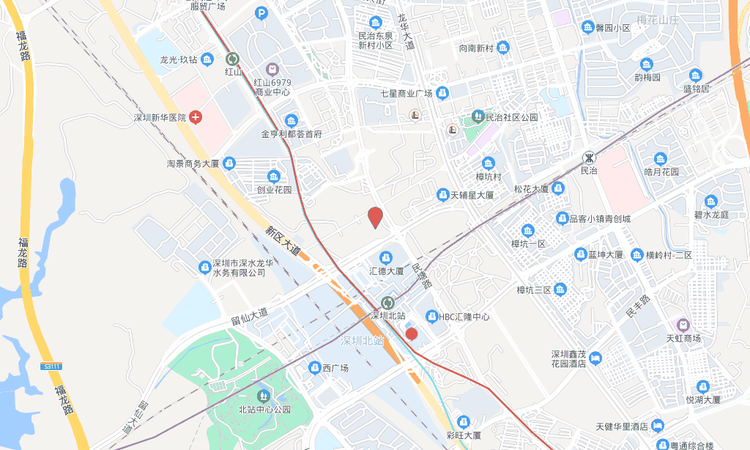 深业颐樾府交通图