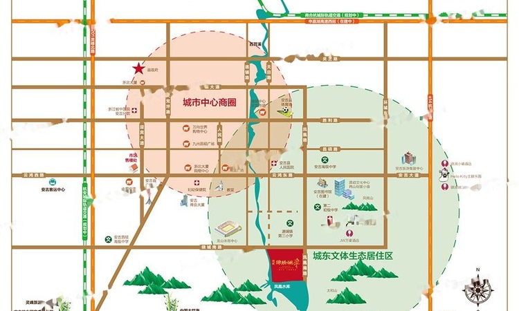 爱家·锦绣澜岸花园交通图