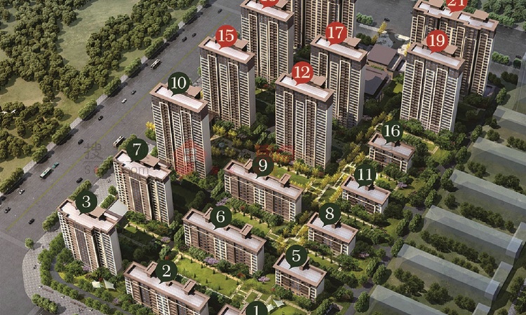 禹州建业春天里效果图