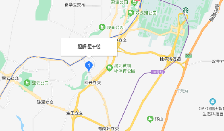 旭辉·星干线交通图