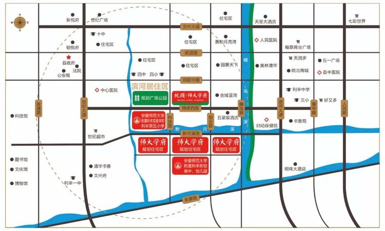 利辛杭颐·师大学府交通图