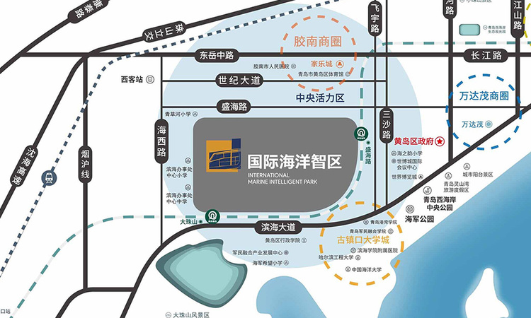 国际海洋智区交通图