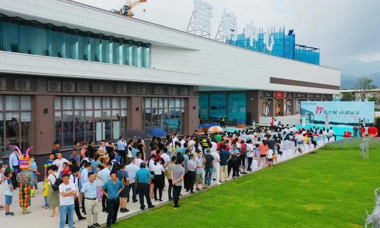 江湾湖光印实景图