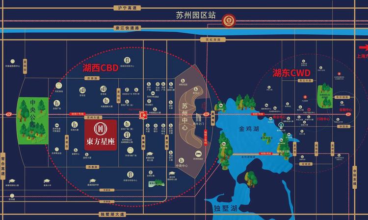 东方星座大厦交通图