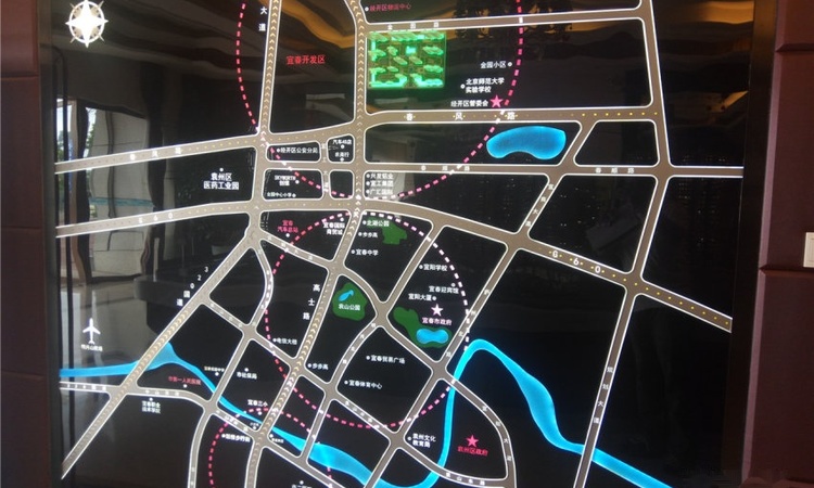创维城市之光交通图