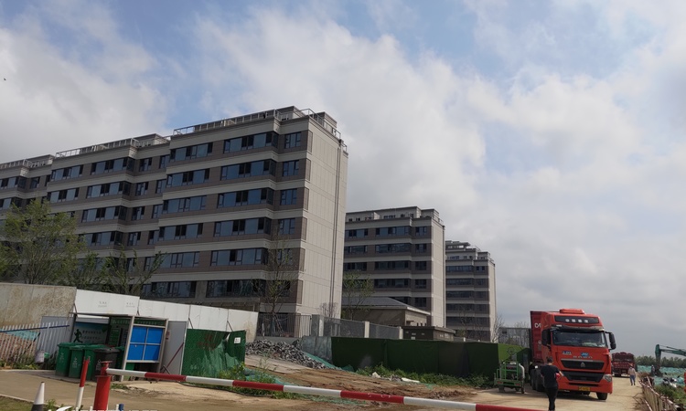 能建城发江悦兰园施工进度图