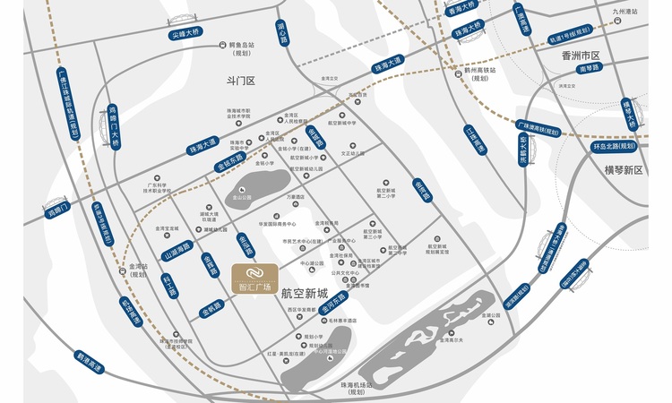 智汇广场周边配套图