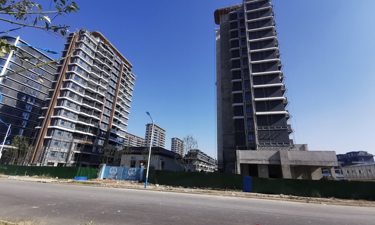 中国中铁·世纪尚城施工进度图