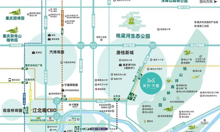 美好天赋 交通图