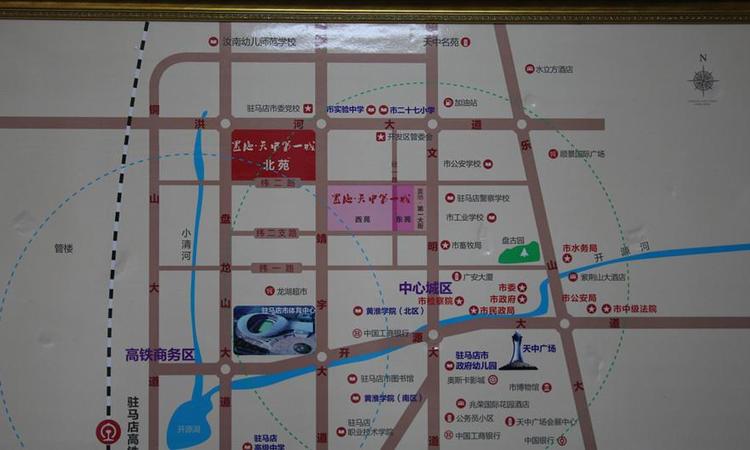 置地·天中第一城北苑交通图