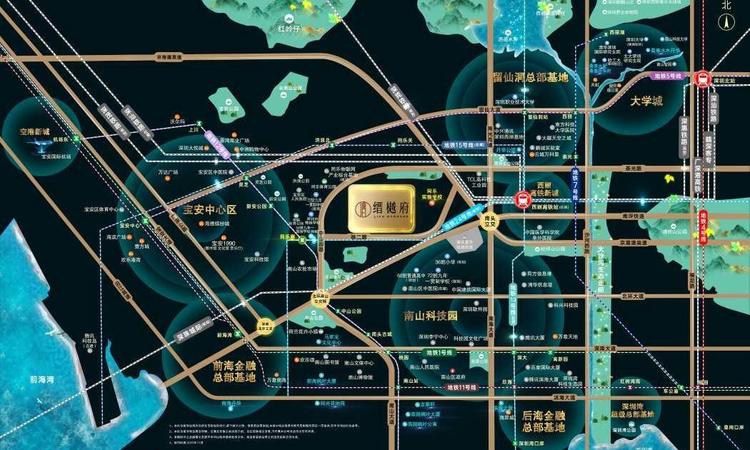 桑泰缙樾府交通图