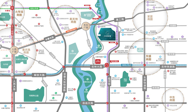 绿城桂语听澜交通图