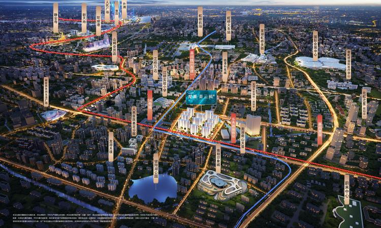 龙湖虹桥·青云阙交通图