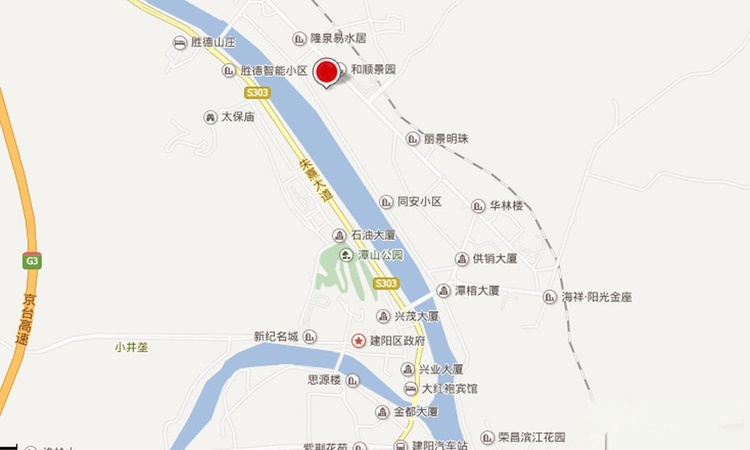 建阳怡诚领世郡交通图
