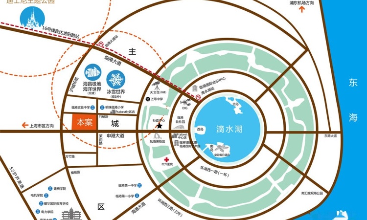 临港首府交通图