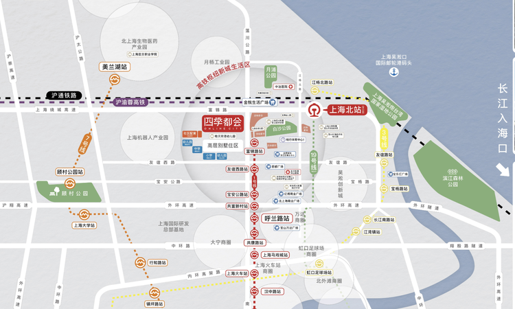 新四季都会交通图