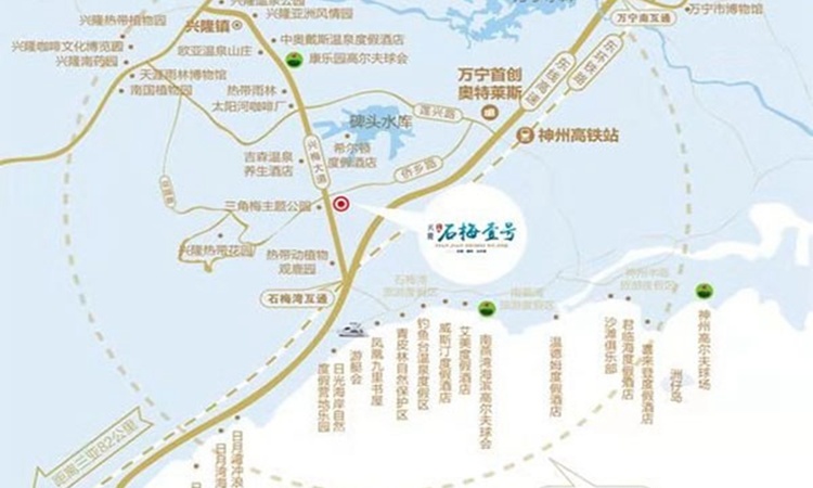 天骄石梅壹号交通图