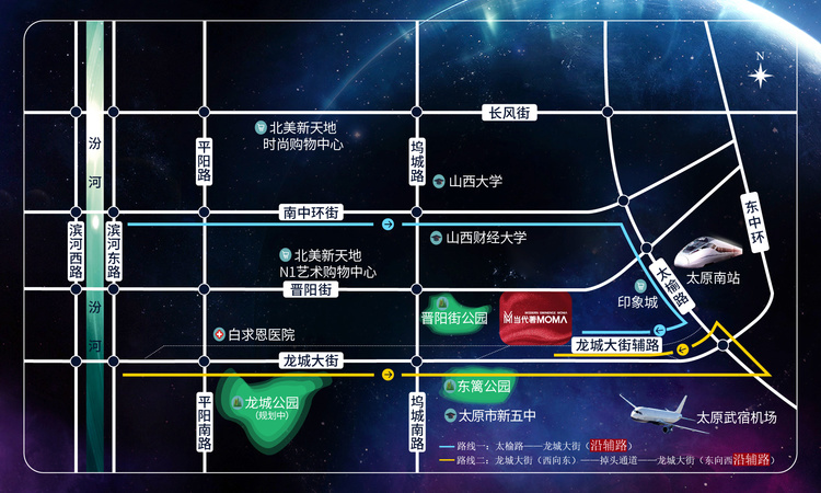 当代著ΜΟΜΛ交通图