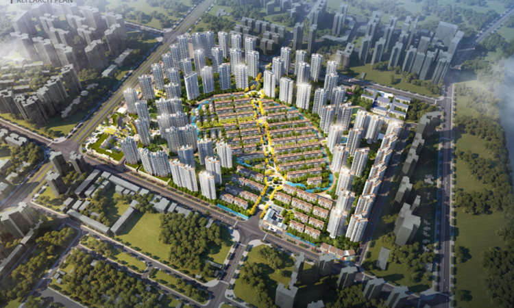 万达东江城效果图