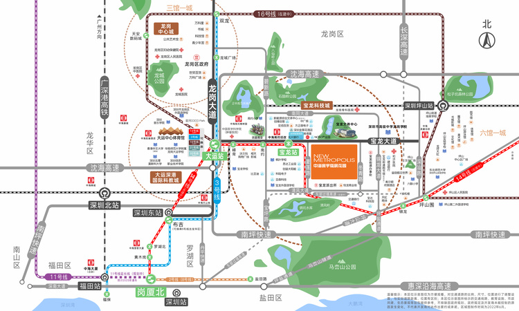 中海寰宇珑宸花园交通图