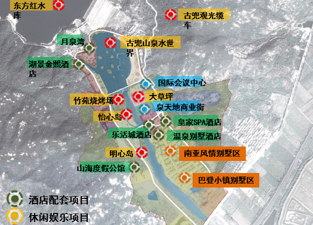 奥园古兜温泉小镇周边配套图