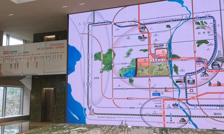 华润润宏城交通图