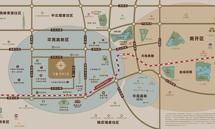 景瑞誉璟天地交通图