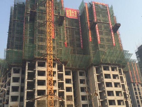 沁芳盛世施工进度图