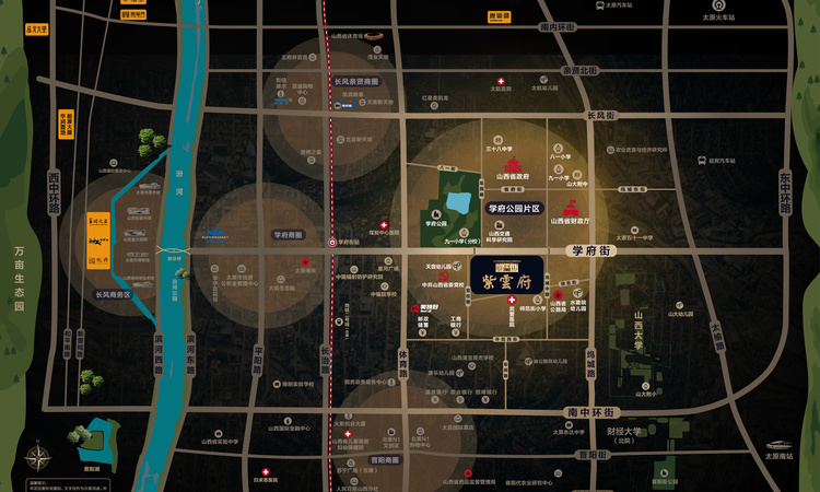 首开·华润·紫雲府交通图