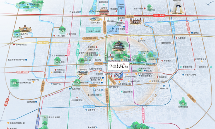 华龙in巷交通图