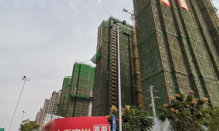 福星惠誉·金色华府施工进度图