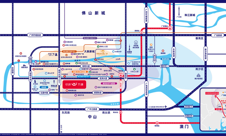 爱情力高·印玥万璟交通图