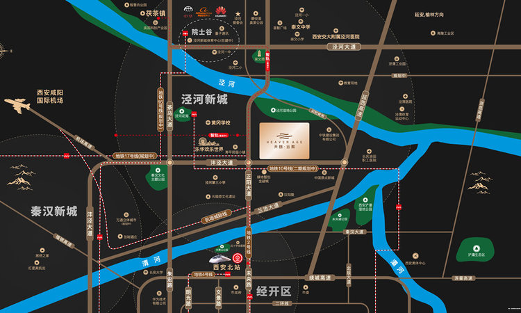 天朗·云熙交通图