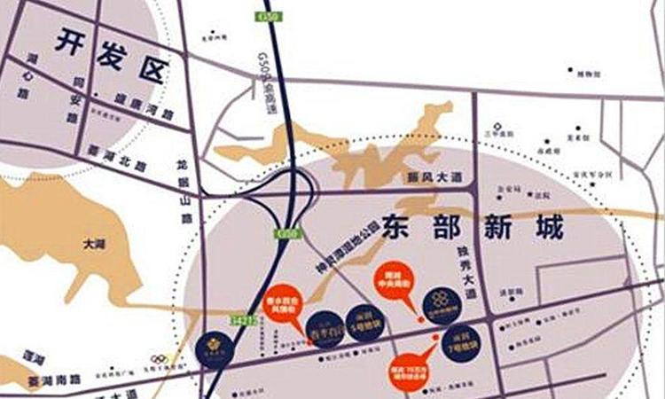 望座国际商务广场交通图