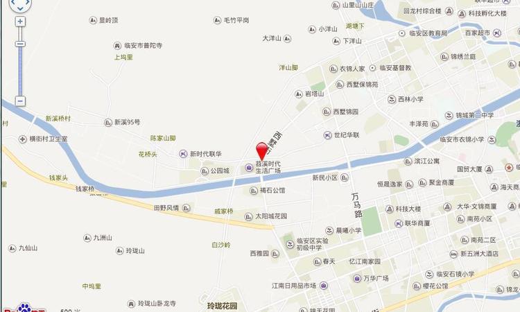 朗诗溪涧雅庐交通图