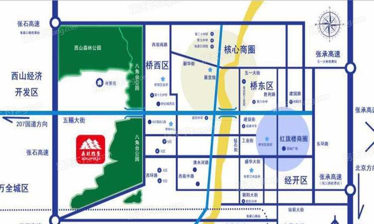 森林雅居交通图