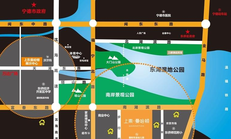 上东曼哈顿交通图