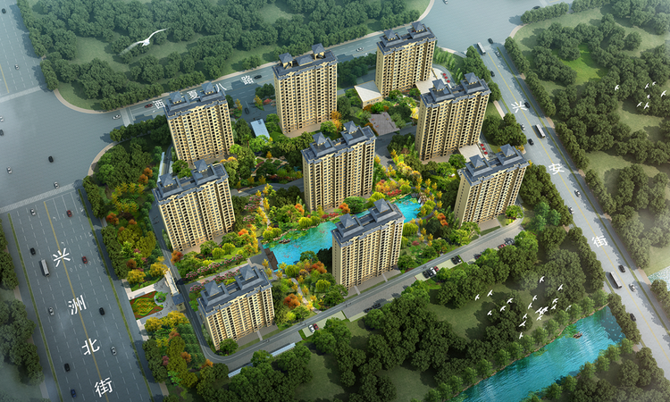 阅海·天山熙湖效果图