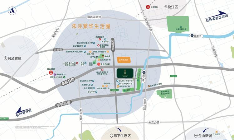 水尚华庭交通图