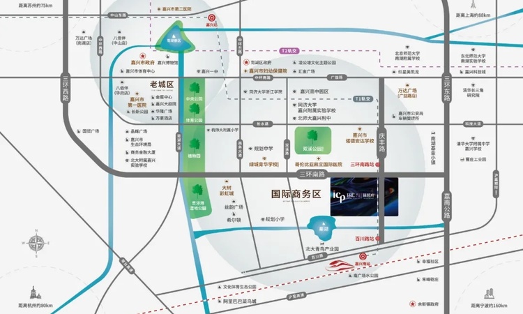 合景环汇商业广场｜臻颐府交通图