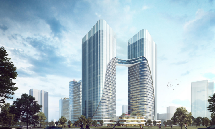 华生金银湖中心效果图